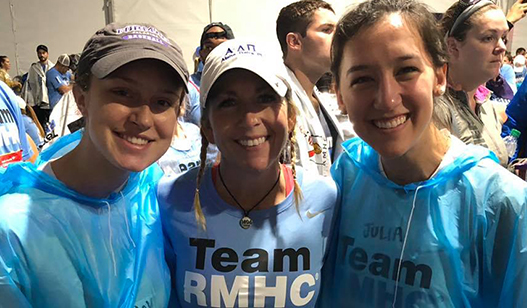 Team ADPi during a previous marathon