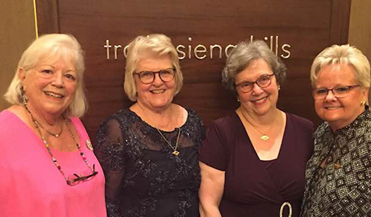 Pat Evans, Beth Mannle, Jane Madio, and Tracy Garner